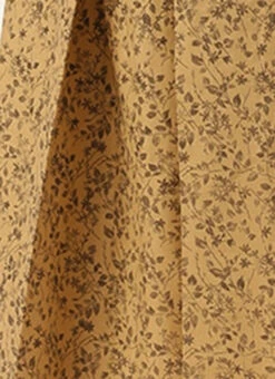 Beige Printed Rayon Calf Length Dress Work Wear 14 Beige Printed Rayon Calf Length Dress Work Wear -C Bazaar Shop Beige Printed Rayon Calf Length Dress DRBS02106444 rrc3