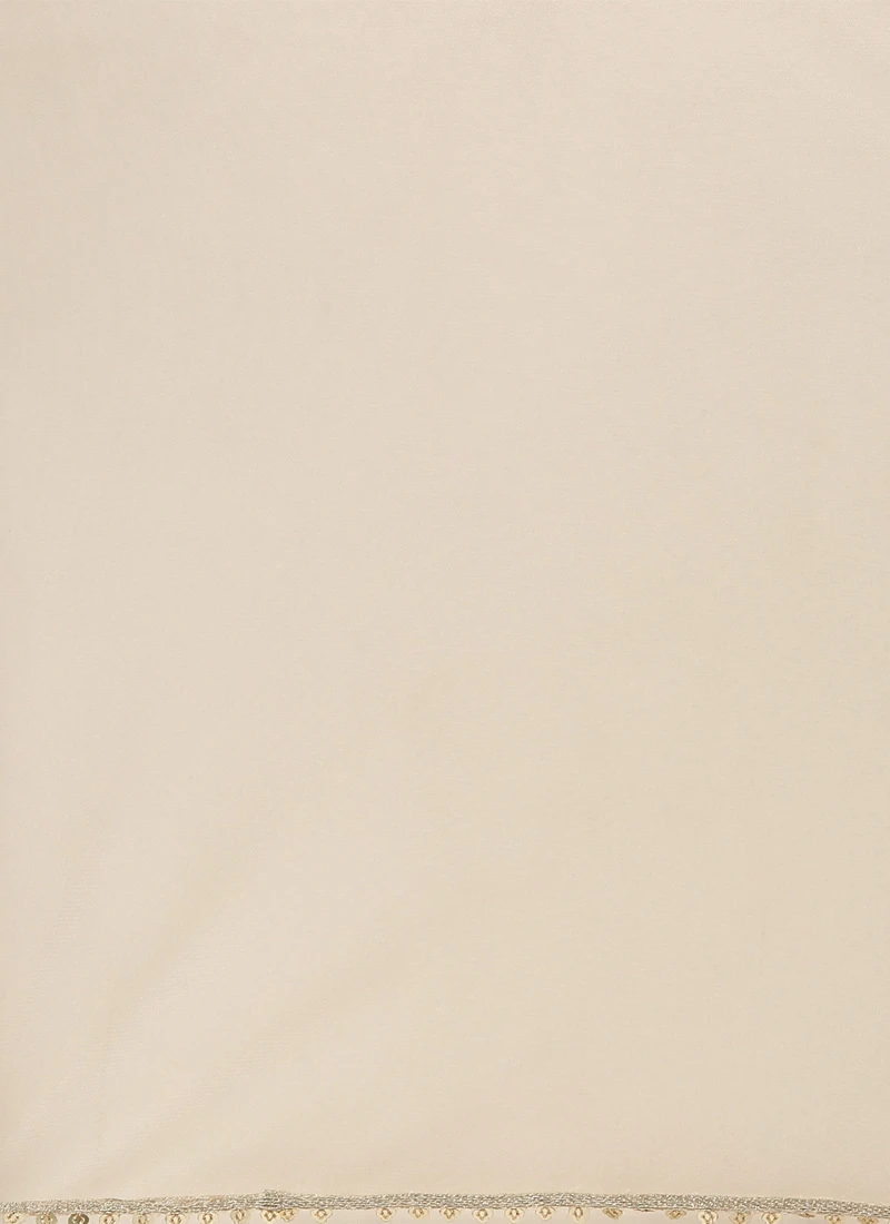 Skirt From Beige Sequins Embroidered Tiered Lehenga Set After Six Wear 8 Skirt From Beige Sequins Embroidered Tiered Lehenga Set After Six Wear - Image 8