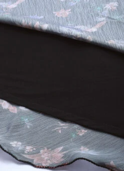 Black Chinon Side Cut Out Dress After Six Wear -C Bazaar Shop Black Chinon Side Cut Out Dress DRBS02308941 rrc4