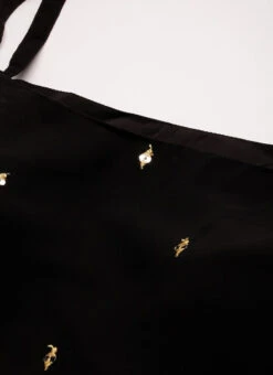 Top From Black Embroidered Georgette Gharara Set After Six Wear -C Bazaar Shop Black Embroidered Georgette Gharara Set IWBS02301100 rrc1