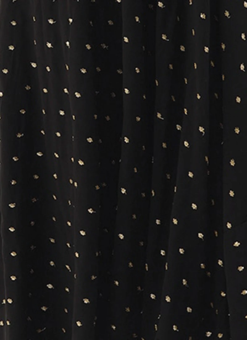 Black Embroidered One Shoulder Style Gown Party Wear 8 Black Embroidered One Shoulder Style Gown Party Wear - Image 8