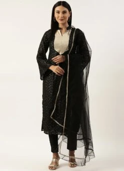 Bottom From Black Georgette Sequins Narrow Straight Pant Suit After Six Wear 10 Bottom From Black Georgette Sequins Narrow Straight Pant Suit After Six Wear -C Bazaar Shop Black Georgette Sequins Narrow Straight Pant Suit SLBS02211248 u 1