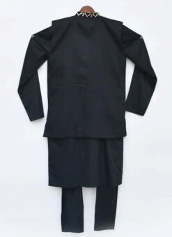 Black Gota Embroidered Bandi Set -C Bazaar Shop Black Gota Embroidered Bandi Set KDBDFK2212 b