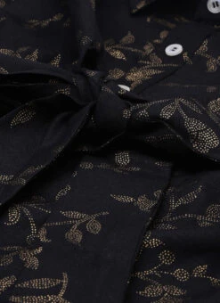 Black Printed Rayon High N Low Dress After Six Wear 11 Black Printed Rayon High N Low Dress After Six Wear -C Bazaar Shop Black Printed Rayon High N Low Dress DRBS02102845 rrc2