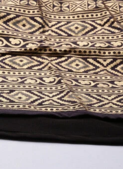 Black Printed Rayon Pleated Skirt Festive Wear 11 Black Printed Rayon Pleated Skirt Festive Wear -C Bazaar Shop Black Printed Rayon Pleated Skirt WBBS02012678 rrc2