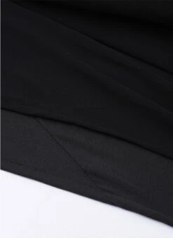 Black Sequins Embroidered Dupatta Style Cape Gown Party Wear -C Bazaar Shop Black Sequins Embroidered Dupatta Style Cape Gown IWBS02004304 rrc2