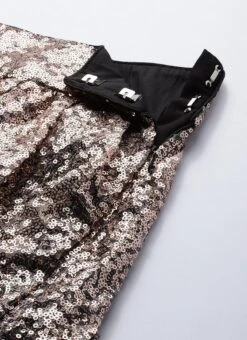 Black Sequins Embroidered Skirt Party Wear -C Bazaar Shop Black Sequins Embroidered Skirt WBBS02306473 rrc1