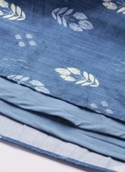 Blue Art Silk Digital Printed Dress After Six Wear -C Bazaar Shop Blue Art Silk Digital Printed Dress DRBS02210956 rrc4