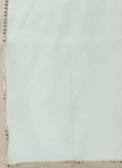 Bottom From Blue Art Silk Layered Gharara Suit After Six Wear -C Bazaar Shop Blue Art Silk Layered Gharara Suit SLBS02304995 rrc3