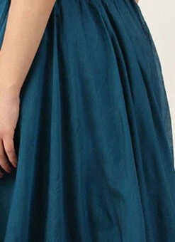 Blue Chanderi Silk Skirt Festive Wear 13 Blue Chanderi Silk Skirt Festive Wear -C Bazaar Shop Blue Chanderi Silk Skirt WBBS02306458 rrc2