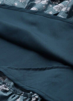 Skirt From Blue Chinon Digital Printed Co Ords Set After Six Wear -C Bazaar Shop Blue Chinon Digital Printed Co Ords Set IWBS02302450 rrc4