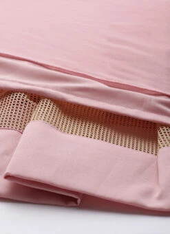 Blue Chinon Embroidered N Pink Gown Festive Wear -C Bazaar Shop Blue Chinon Embroidered N Pink Gown IWBS02104288 rrc2