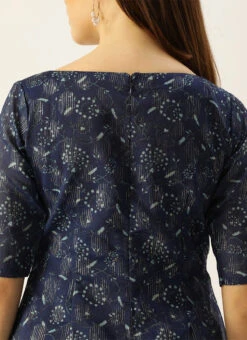 Blue Digital Print N Green Kurta Sets After Six Wear 11 Blue Digital Print N Green Kurta Sets After Six Wear -C Bazaar Shop Blue Digital Print N Green Kurta Sets KSBS02110947 rrc1