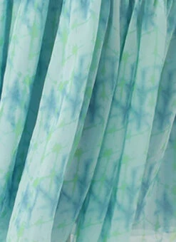 Blue Digital Print Tiered Dress Festive Wear -C Bazaar Shop Blue Digital Print Tiered Dress DRBS02303916 rrc4