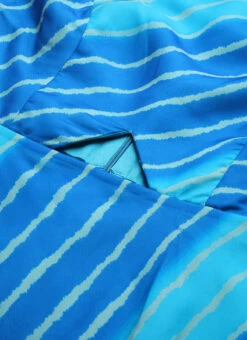 Blue Digital Printed Maxi Dress After Six Wear 12 Blue Digital Printed Maxi Dress After Six Wear -C Bazaar Shop Blue Digital Printed Maxi Dress DRBS02205896 rrc1