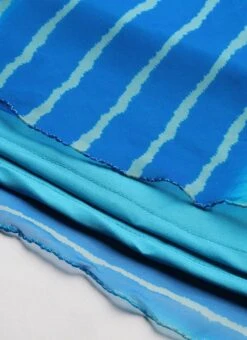 Blue Digital Printed Maxi Dress Festive Wear After Six Wear -C Bazaar Shop Blue Digital Printed Maxi Dress DRBS02205896 rrc4 1