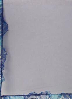 Blue Digital Printed Organza Lehenga Set Festive Wear -C Bazaar Shop Blue Digital Printed Organza Lehenga Set GHBS02205008 rrc3