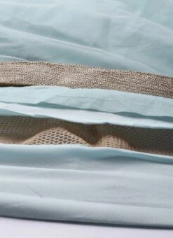 Blue Embroidered Layered Style Bridal Gown Wedding Wear -C Bazaar Shop Blue Embroidered Layered Style Bridal Gown IWBS02008734 rrc2