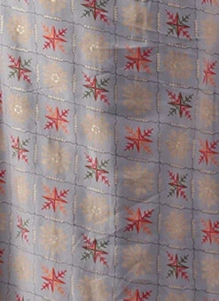 Blue Foil Printed A Line Dress After Six Wear -C Bazaar Shop Blue Foil Printed A line Dress DRBS02111071 rrc3