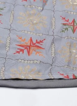 Blue Foil Printed A Line Dress After Six Wear -C Bazaar Shop Blue Foil Printed A line Dress DRBS02111071 rrc4