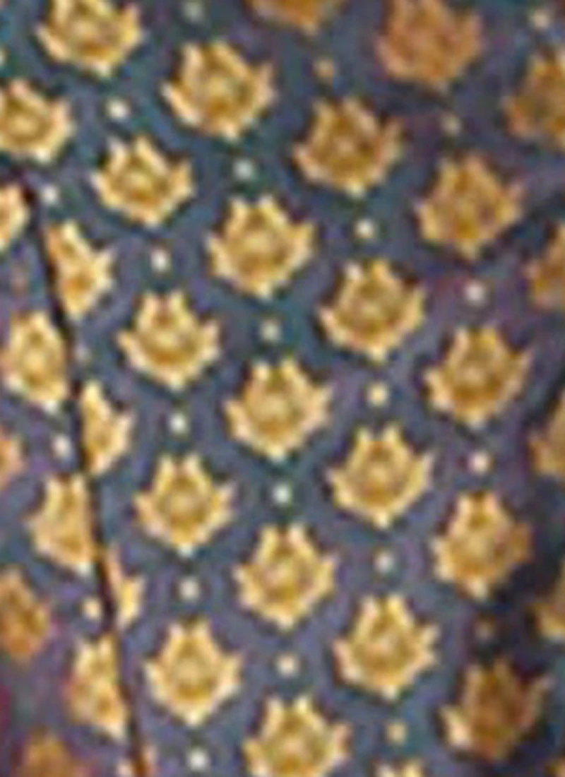 Blue Jacquard Blouse Festive Wear 8 Blue Jacquard Blouse Festive Wear - Image 8