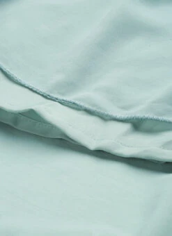 Blue Modal Satin N Geogette Flare Dress Festive Wear -C Bazaar Shop Blue Modal Satin N Geogette Flare Dress DRBS02301788 rrc4