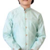Blue N Beige Sherwani With Dhoti Pants Festive Wear