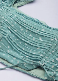 Bottom From Blue N White Printed Pleated Georgette Co-ords After Six Wear 12 Bottom From Blue N White Printed Pleated Georgette Co-ords After Six Wear -C Bazaar Shop Blue N White Printed Pleated Georgette Co ords IWBS02211100 rrc1