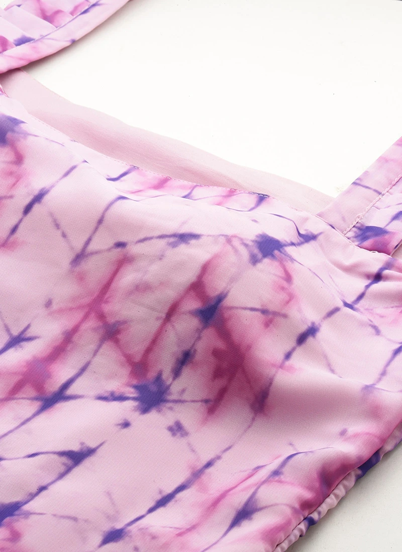 Bottom From Blue Printed Palazzo Suit After Six Wear 5 Bottom From Blue Printed Palazzo Suit After Six Wear - Image 5