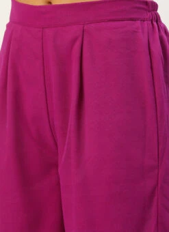 Bottom From Blue Printed Palazzo Suit After Six Wear 13 Bottom From Blue Printed Palazzo Suit After Six Wear -C Bazaar Shop Blue Printed Palazzo Suit SLBS02303895 rrc2