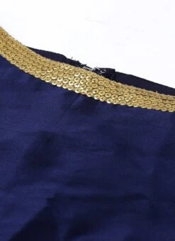 Blue Taffeta Top Festive Wear -C Bazaar Shop Blue Taffeta Top KRBS02307703 rrc1