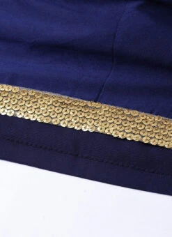 Blue Taffeta Top Festive Wear -C Bazaar Shop Blue Taffeta Top KRBS02307703 rrc3