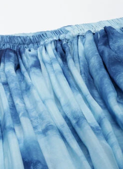 Skirt From Blue Tie N Dye Chinon Skirt Set After Six Wear 14 Skirt From Blue Tie N Dye Chinon Skirt Set After Six Wear -C Bazaar Shop Blue Tie N Dye Chinon Skirt Set IWBS02301023 rrc3