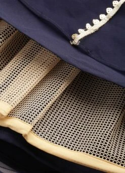 Blue Velvet Embroidered Gown With Dupatta Party Wear -C Bazaar Shop Blue Velvet Embroidered Gown With Dupatta IWBS02212536 rrc3