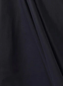 Blue Velvet Embroidered Off Shoulder Dress Festive Wear Party Wear -C Bazaar Shop Blue Velvet Embroidered Off Shoulder Dress DRBS02211083 rrc3