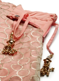 Blue Velvet N Peach Embroidered Pleated Lehenga Wedding Wear -C Bazaar Shop Blue Velvet N Peach Embroidered Pleated Lehenga GHBS02008816 rrc2