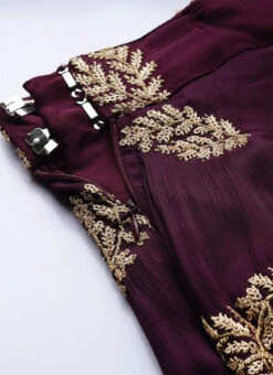 Ethnovog Purple Lehenga Set Wedding Wear -C Bazaar Shop Bollywood Vogue Custom Made Purple Lehenga Set GHBV01903901 rrc3