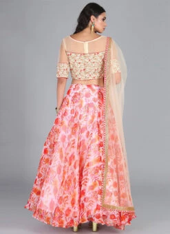 Ethnovog Off White Lehenga Set Party Wear -C Bazaar Shop Bollywood Vogue Customised Off white Lehenga Set GHBV01904055 b