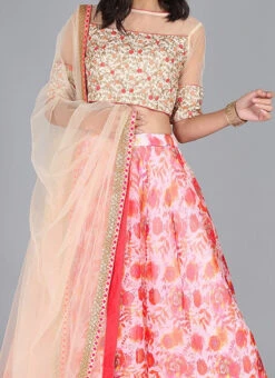 Ethnovog Off White Lehenga Set Party Wear