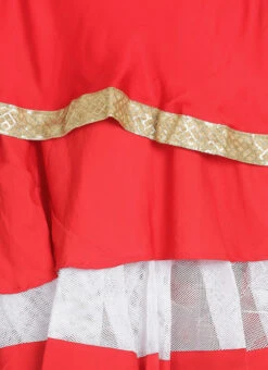 Ethnovog Red Embroidered Lehenga Party Wear -C Bazaar Shop Bollywood Vogue Customized Red Embroidered Lehenga GHBV01809239 rrc2