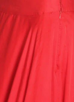 Ethnovog Red Embroidered Lehenga Party Wear -C Bazaar Shop Bollywood Vogue Customized Red Embroidered Lehenga GHBV01809239 rrc3