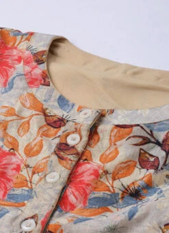 Ethnovog Printed Narrow Straight Pant Suit Work Wear -C Bazaar Shop Bollywood Vogue Printed Narrow Straight Pant Suit IWBV01906159 rrc3