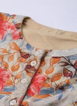 Ethnovog Printed Narrow Straight Pant Suit Work Wear -C Bazaar Shop Bollywood Vogue Printed Narrow Straight Pant Suit IWBV01906159 rrc1