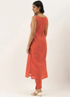 Brown Boat Neckline Straight Pant Suit After Six Wear 11 Brown Boat Neckline Straight Pant Suit After Six Wear -C Bazaar Shop Brown Boat Neckline TENCEL Straight Pant Suit KSBS02101773RTW b