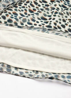 Cream Georgette Digital Printed Dress Party Wear -C Bazaar Shop Cream Georgette Digital Printed Dress DRBS02209615 rrc3