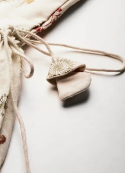 Cream Silk Cotton Ankle Length Dress After Six Wear -C Bazaar Shop Cream Silk Cotton Ankle Length Dress DRBS02108680 rrc4