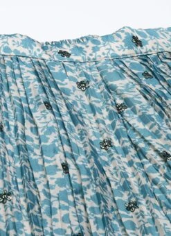 Bottom From Cream And Blue Printed N Embroidered Set After Six Wear -C Bazaar Shop Cream and Blue Printed N Embroidered Set IWBS02301010 rrc2