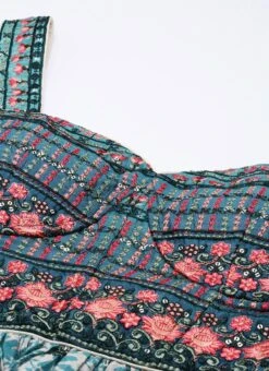 Skirt From Cream And Blue Printed N Embroidered Skirt Set After Six Wear 12 Skirt From Cream And Blue Printed N Embroidered Skirt Set After Six Wear -C Bazaar Shop Cream and Blue Printed N Embroidered Skirt Set IWBS02301062 rrc1