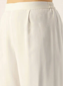 Dark Blue And Off White Kurta Gharara Set Festive Wear -C Bazaar Shop Dark Blue And Off White Kurta Gharara Set KSBS02110867 rrc2