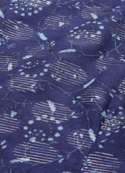 Dark Blue And Off White Kurta Gharara Set After Six Wear -C Bazaar Shop Dark Blue And Off White Kurta Gharara Set KSBS02110868 rrc1 1